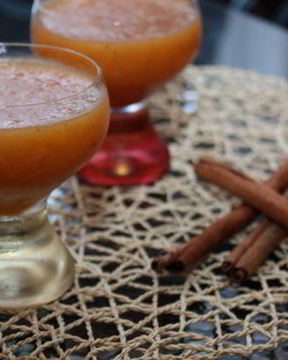 Ароматное желе из персиков