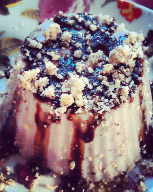 Банановая панна-котта