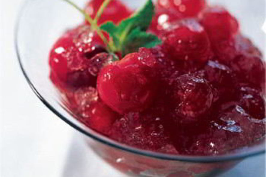 Рецепт черешня в желе