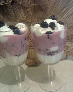 Десерт Ежевичное наслаждение