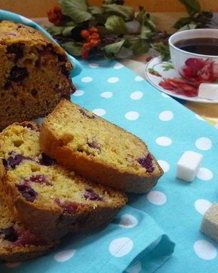 Десертный клюквенно-апельсиновый хлеб