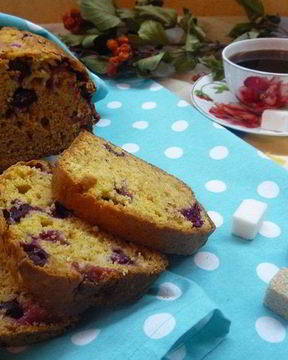 Десертный клюквенно-апельсиновый хлеб