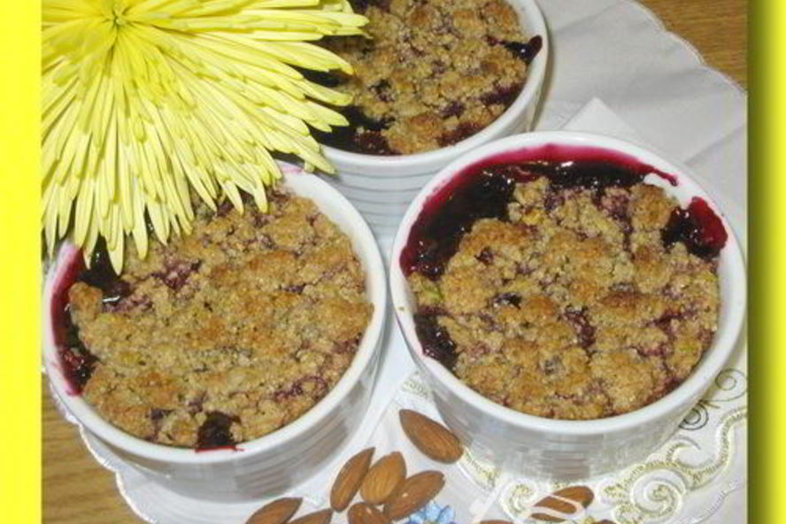 Рецепт фисташково-миндальный крамбл