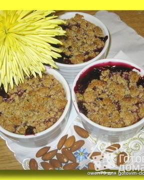 Фисташково-миндальный крамбл