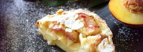 клафути с персиками и миндалем. Шаг 3