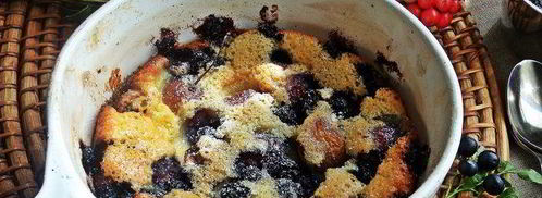 клафути ягодное. Шаг 12