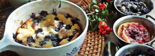 клафути ягодное. Шаг 13