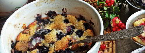 клафути ягодное. Шаг 16