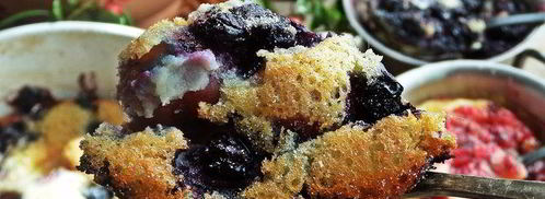 клафути ягодное. Шаг 17