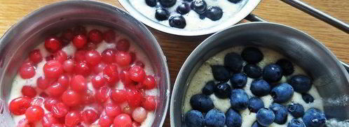 клафути ягодное. Шаг 10