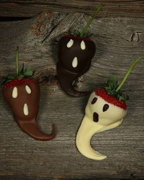 Клубника в шоколаде на Хэллоуин