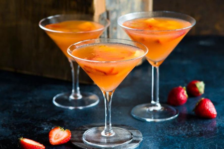 Рецепт коктейль парящие в сангрии фрукты