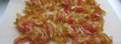 конфеты из арбузных корочек. Шаг 6