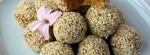 конфеты из киноа с арахисовой пастой. Шаг 7