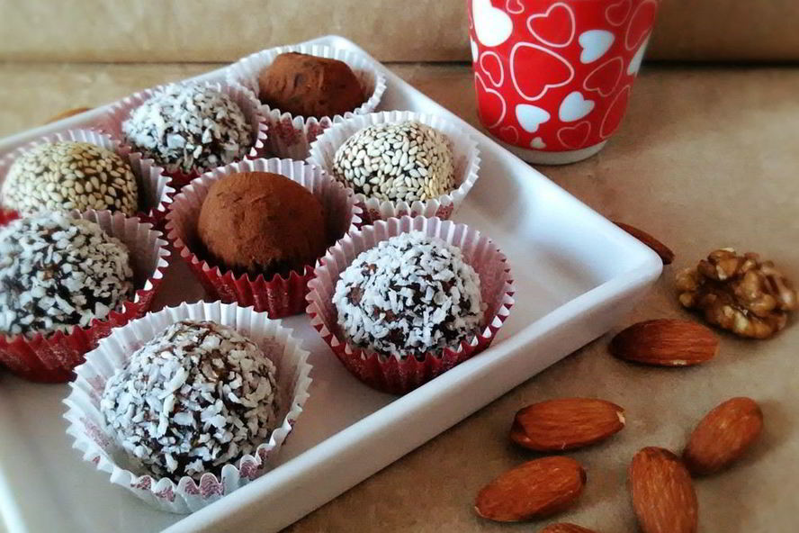 Рецепт конфеты из сухофруктов и орехов