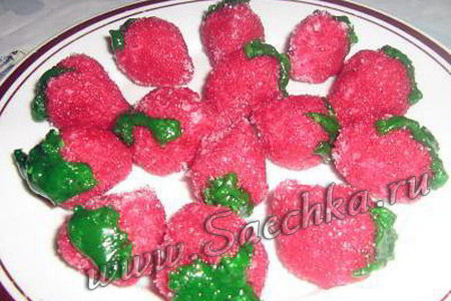 Рецепт конфеты клубничка