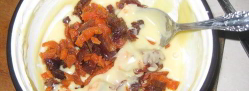 конфеты с двумя видами шоколада, с орехами и сухофруктами. Шаг 6