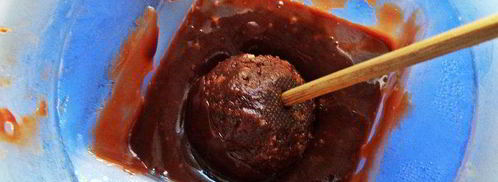 конфеты с шоколадом и ликером. Шаг 11