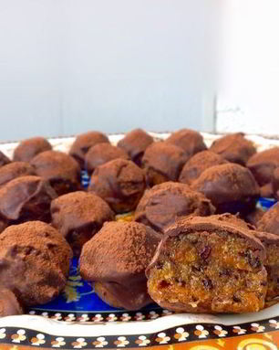 Конфеты с сухофруктами и орехами