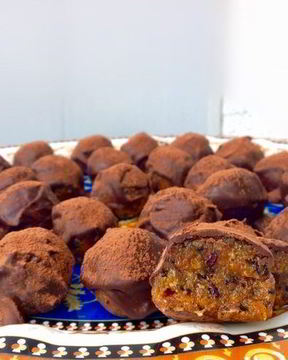 Конфеты с сухофруктами и орехами