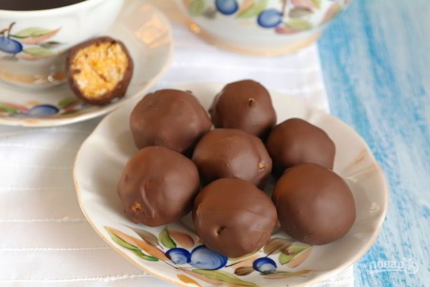 Рецепт конфеты тыква в шоколаде