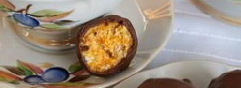 конфеты тыква в шоколаде. Шаг 7