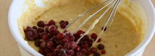 маффины конфетки с брусникой. Шаг 7