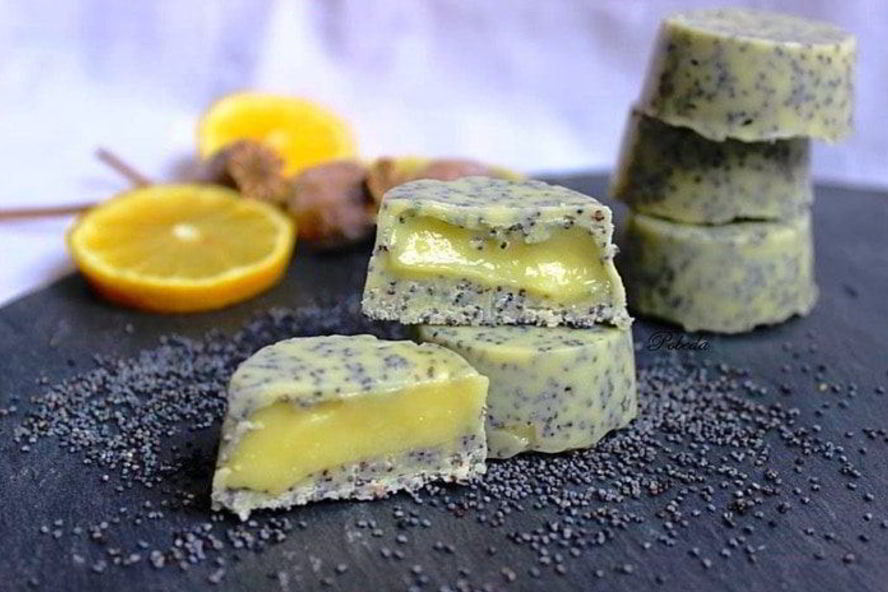 Рецепт маковые конфеты с лимонным курдом