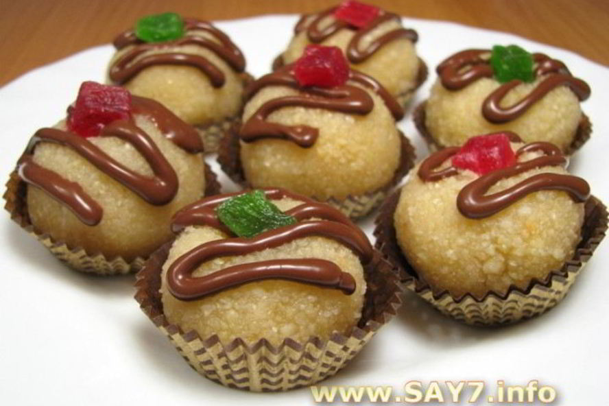 Рецепт миндальные конфеты