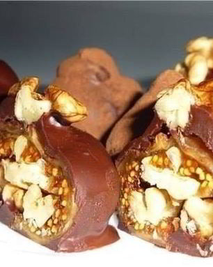 Полезные домашние конфеты с инжиром