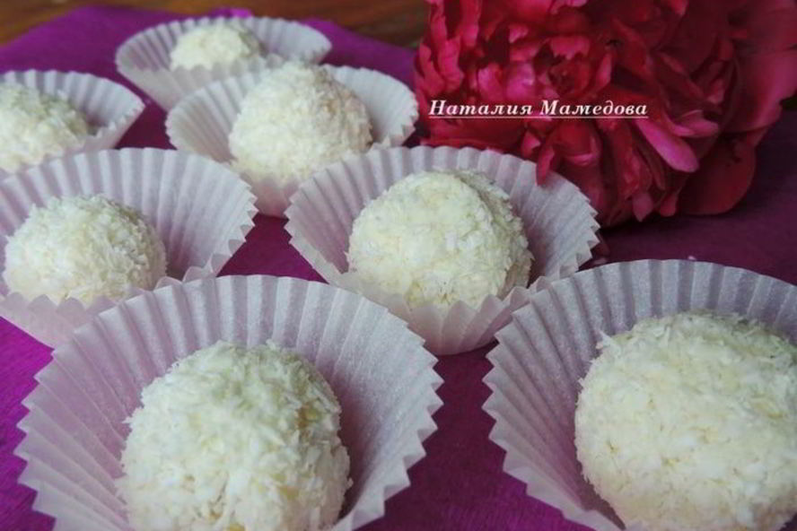 Рецепт шоколадна-кокосовых конфет