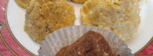 творожные конфеты с тыквой и хурмой. Шаг 5