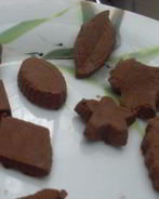 Замороженные шоколадные конфеты без сахара