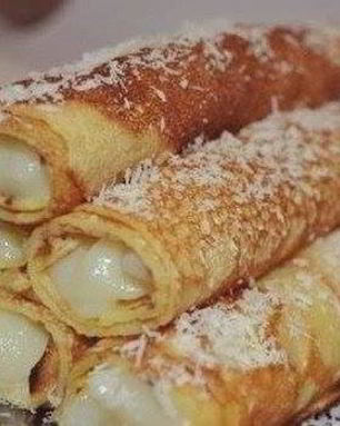 Блинчики с заварным кремом