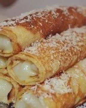 Блинчики с заварным кремом