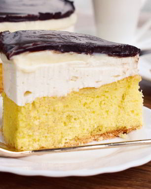 Бостонский кремовый чизкейк