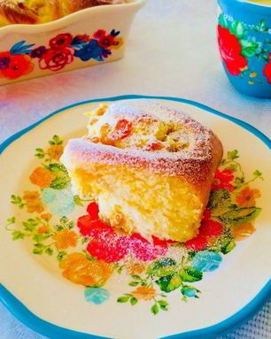 Булочки с кремом и изюмом