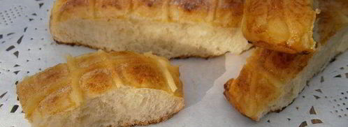 булочки с заварным кремом и персиком. Шаг 15