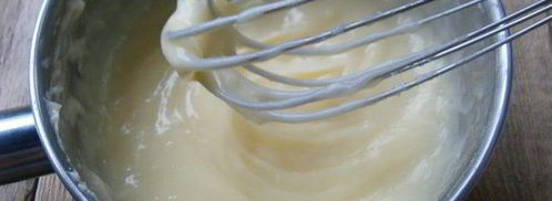 булочки с заварным кремом и персиком. Шаг 7