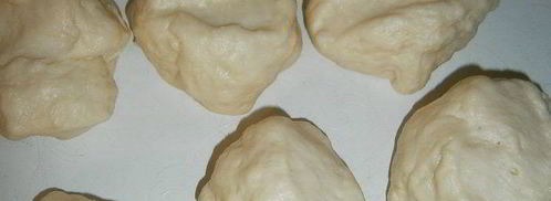 булочки с заварным кремом и персиком. Шаг 8