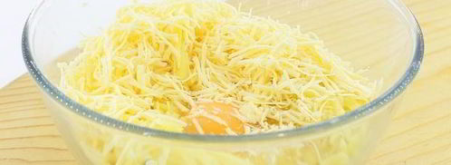 картофельные корзиночки с селедочным кремом. Шаг 4