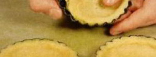 корзиночки с кремом и вишней. Шаг 2