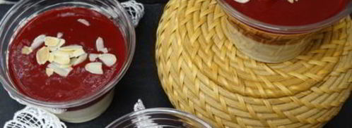 крем из овсянки с малиновым кули. Шаг 12