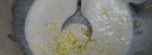 крем из овсянки с малиновым кули. Шаг 6