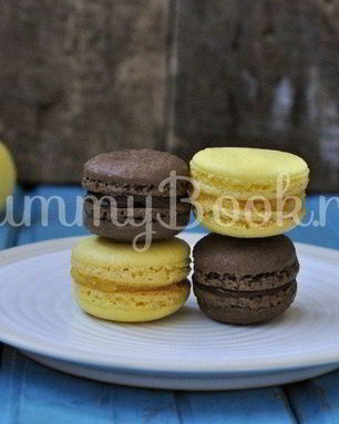 Макаронс с лимонным кремом