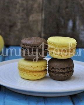 Макаронс с лимонным кремом