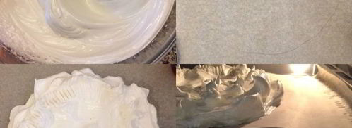 павлова с клубникой и заварным кремом. Шаг 2