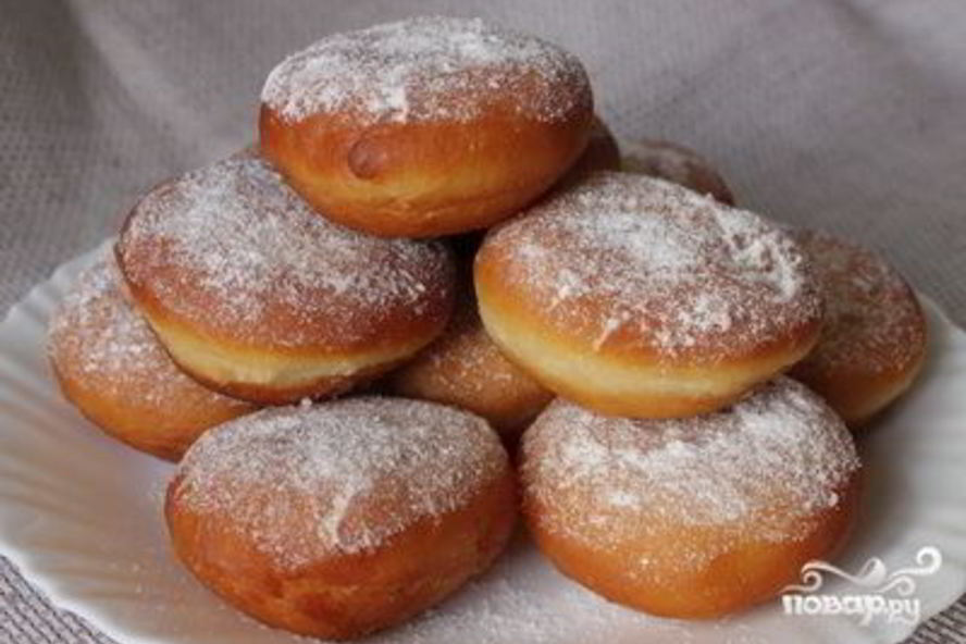 Рецепт пончики с кремом