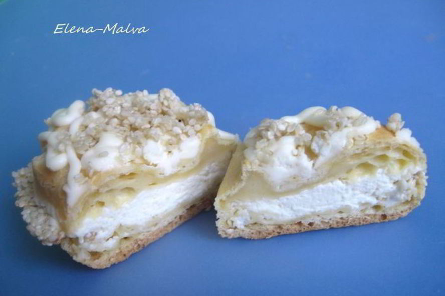 Рецепт шу кунжутные облачка с лимонным кремом