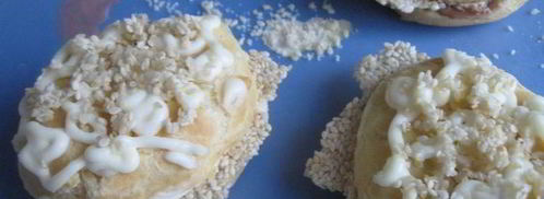 шу кунжутные облачка с лимонным кремом. Шаг 8